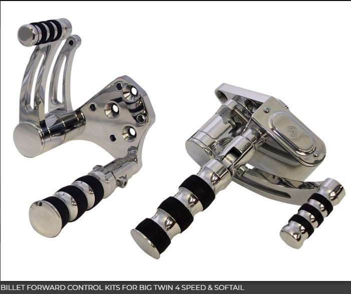 Support De Levier De Vitesse Rond En Aluminium Chromé Pour Harley - Billet Aluminium - Neuf Sous Emballage