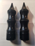 SPIKE XL GRIPS MOTORCYCLE HARLEY, YAMAHA OR HONDA, BLACK T BAND OR BLACK KNURLED