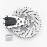CHOPPER SPROCKET BRAKE KIT WITH POLISH CALIPER SPROTOR
