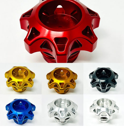 HARLEY GASCAPS, ANODIZED ALL COLORS ALL MODELS USA MADE
