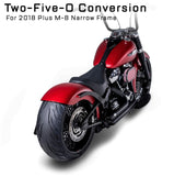 TWO-FIVE-O WIDE TIRE CONVERSION FOR MILWAUKEE-8® SOFTAIL® 2018 TO PRESENT