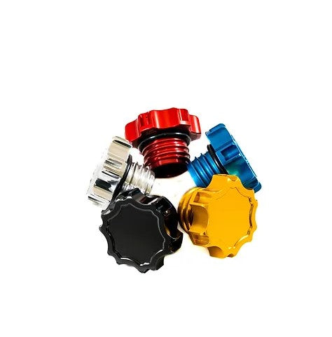 GASCAPS FOR MOTORCYCLES HARLEY & CUSTOMS USA MADE ANODIZED 5 COLORS