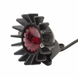 MOTORCYCLE BIG FIN TAIL LIGHT FENDER MOUNT BLACK, RUN, TAIL & PLATE LIGHT