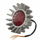 MOTORCYCLE BIG FIN TAIL LIGHT FENDER MOUNT SHOT BLAST, RUN, TAIL & PLATE LIGHT