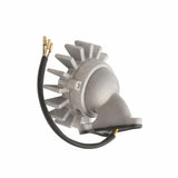 MOTORCYCLE BIG FIN TAIL LIGHT FENDER MOUNT SHOT BLAST, RUN, TAIL & PLATE LIGHT