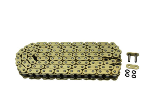 530 GOLD HEAVY DUTY X-RING MOTORCYCLE CHAIN 120 LINKS