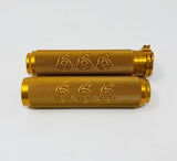 Harley Cable Knurled Grips 666 Engraved USA Made