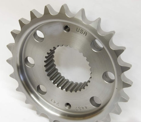 Chain Conversion Sprocket for 6 Speed Harleys, 24 Tooth, 3/8 Offset
