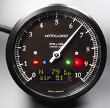 MOTORCYCLE TACHOMETER Chronoclassic 14K DarkEdition (msc)
