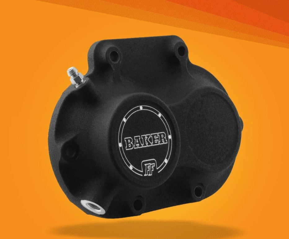 BAKER MOTORCYCLE TRANSMISSION HYDRAULIC SIDE COVER – CUSTOM HARLEY