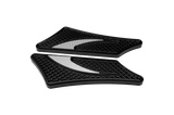 PASSENGER FLOORBOARDS FOR HARLEY DAVIDSON: CARBON TECH BLACK LABEL BAGGERS EDITION
