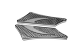 PASSENGER FLOORBOARDS FOR HARLEY DAVIDSON: CARBON TECH BLACK LABEL BAGGERS EDITION