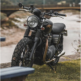 Custom Billet Motorcycle Turn Signals , Set of 4/ Black & Brass Finish / Extremely Nice / Billet 6061 Aluminum and C360 Brass