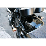 Custom Billet Motorcycle Turn Signals , Set of 4/ Black & Brass Finish / Extremely Nice / Billet 6061 Aluminum and C360 Brass