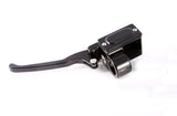 Handlebar hydraulic clutch master cylinder 9/16″ bore Fits 1″ bars, CHROME , BLACK OR POLISHED