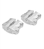 Kens Factory Harley Milwaukee 8 / M8 Harley rocker Boxes , Show Polished Billet/ High End