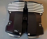 Kens Factory Harley Milwaukee 8 , M8 only Contrast Cut Rocker Boxes High End Billet Rocker box set  Billet Kens Factory