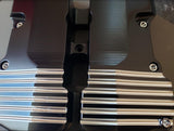 Kens Factory Harley Milwaukee 8 , M8 only Contrast Cut Rocker Boxes High End Billet Rocker box set  Billet Kens Factory