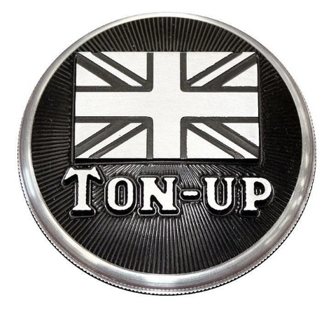 Triumph Motorcycle Gas Cap Top "Ton Up" for Triumph Motorcycles Made in the USA