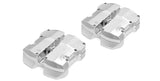 Kens Factory Harley Milwaukee 8 / M8 Harley rocker Boxes , Show Polished Billet/ High End