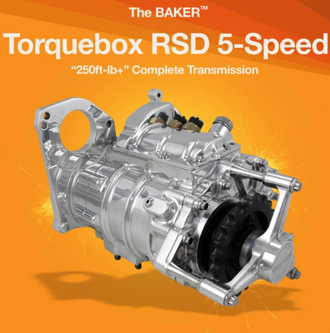 BAKER TORQUEBOX 5-SPEED RIGHT-SIDE-DRIVE (TB5-RSD MOTORCYCLE TRANSMISSION