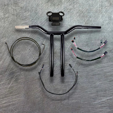 2018 & Newer FXBB Street Bob Complete All In One MX T Bar Kit. (Flat Black)