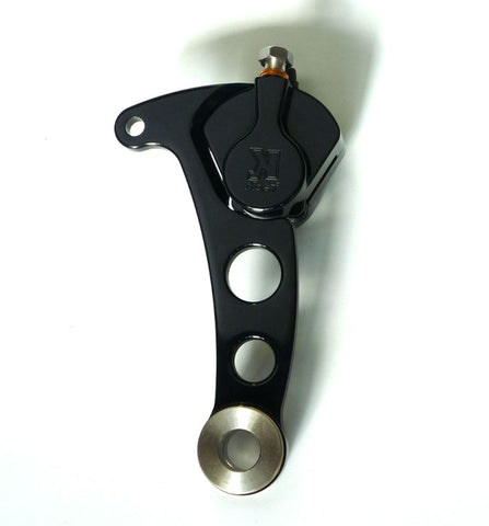 2 PISTON CALIPER AND BRACKET 11,5” FOR SPRINGER LEFT SIDE ( polish )