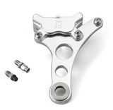 4 PISTON CALIPER AND BRACKET FOR SPRINGER LEFT SIDE OR RIGHT/ POLISHED OR BLACK