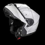 Daytona Glide Modular Motorcycle Helmet - DOT Approved, Bluetooth Ready GLOSS WHITE