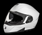 Daytona Glide Modular Motorcycle Helmet - DOT Approved, Bluetooth Ready GLOSS WHITE