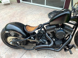 Custom Motorcycle RSD Exhausts Right side drive Stealth Motorcycle Exhaust CHROME or BLACK  In Stock