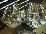 Shovelhead engine Brass Dress up Kit, hardware - Brass dress up Kit /OIL LINES, NUTS TUBES