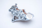 B-62 6-PISTON MONOBLOCK BRAKE CALIPERS, FOR 11.8" ROTOR- CHROME USA MADE