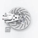 CHOPPER SPROCKET BRAKE KIT WITH POLISH CALIPER SPROTOR