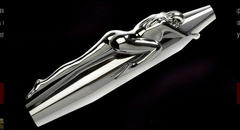 EXHAUSTS JEWELERY CHROME PLATED BILLET ALUMINUM  WITH HARDWARE 15 INCH LONG