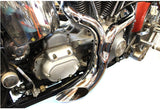 FXST GROUND POUNDER EXHAUSTS 2 INTO 1 CHROME / BLACK 86 TO 2006 / 2007 UP