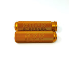 Honey Gold TBW Motorcycle Harley (electronic) Grips , Plain , Cheat Death & Hold Fast