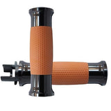 Indian Air GEL Tan Anodized Grips Motorcycle Grips