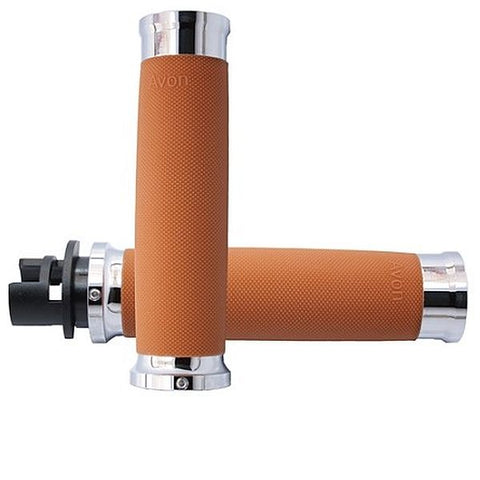 Indian Custom Contour Tan Anodized Grips Motorcycle Grips