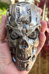 TERMINATOR ART SKULL TAIL LIGHTS FOR MOTORCYCLES