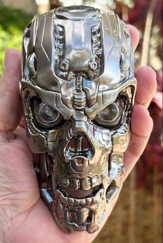 TERMINATOR ART SKULL TAIL LIGHTS FOR MOTORCYCLES