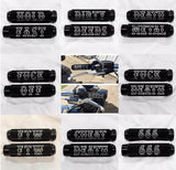 MOTORCYCLE FLY BY WIRE BLACK KNURLED WITH WRITING OR PLAIN FBW
