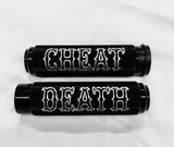 MOTORCYCLE FLY BY WIRE BLACK KNURLED WITH WRITING OR PLAIN FBW