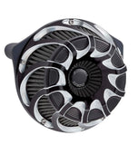 Drift™ Inverted Series Air Cleaner, Black OR CHROME 24 TOURING / 25 SOFTAIL