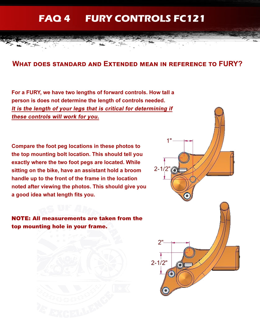 HONDA FURY & SABER FORWARD CONTROLS DIAMOND "Extended" HONDA FURY & SA