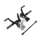 VINTAGE LINE FORWARD CONTROL FROM 1986 TO 1999 ALUMINUM & BRASS BLACK OR POLISHED / W BRASS