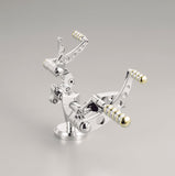 VINTAGE LINE FORWARD CONTROL FROM 1986 TO 1999 ALUMINUM & BRASS BLACK OR POLISHED / W BRASS