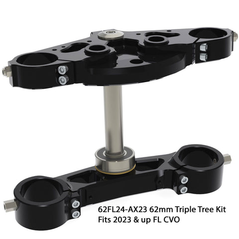 X-23 ® 62mm Bolt-on Triple Trees - 2023.5-up CVO RG & ST