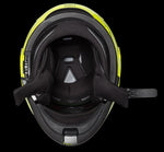 Daytona Glide Modular Motorcycle Helmet - DOT Approved, Bluetooth Ready Fluorescent Yellow