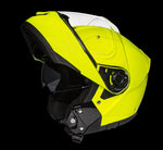 Daytona Glide Modular Motorcycle Helmet - DOT Approved, Bluetooth Ready Fluorescent Yellow